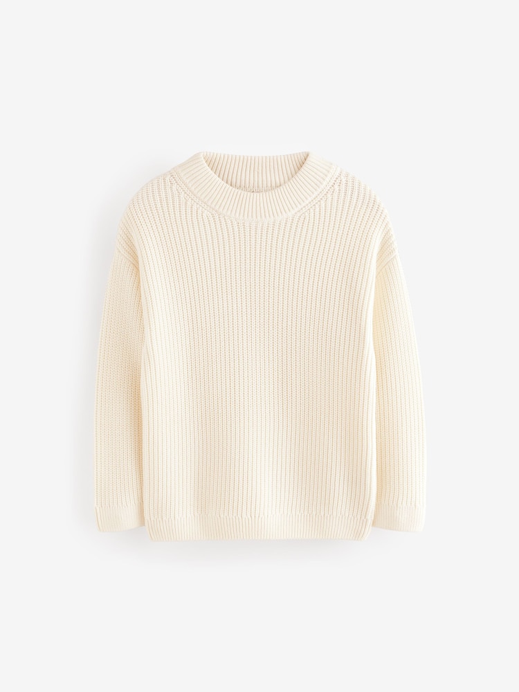 Cream Knitted Jumper (3-16yrs) - Image 4 of 7