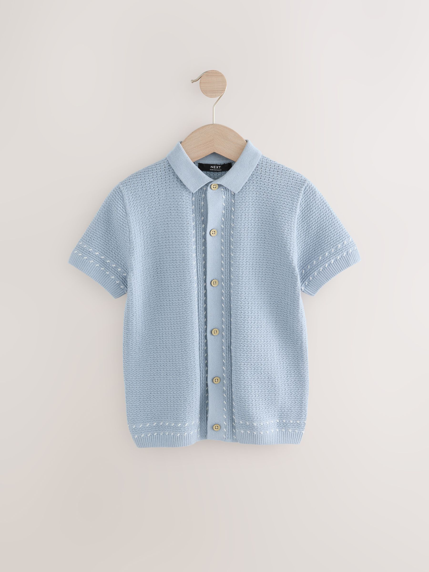 ☆YALE☆ COMFORT COOL POLO KNIT LIGHT BLUE YEM1KT308ALB Polo Shirt Merino - Buy online | John Henric