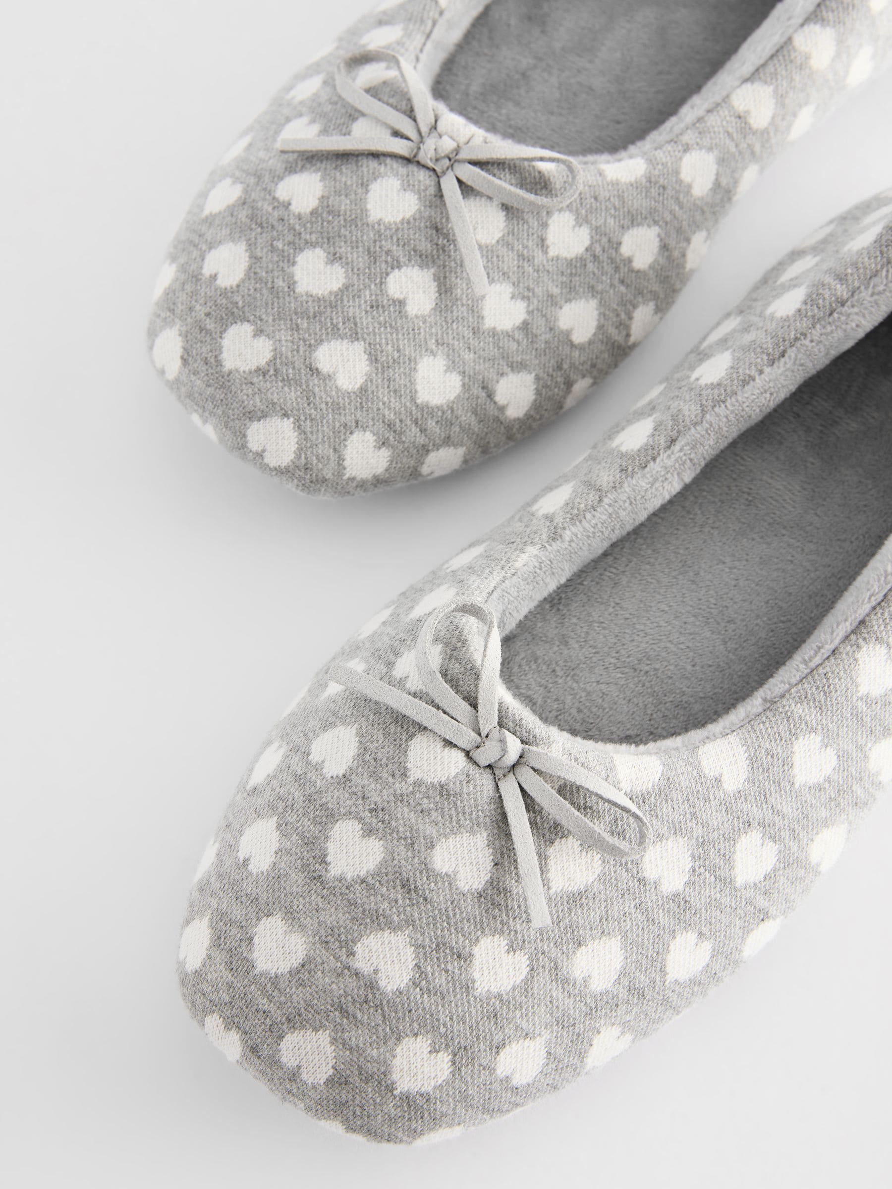 Buy Grey Ballet Slippers from Next USA