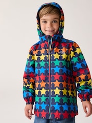 Little Bird by Jools Oliver Multi Rainbow Shower Resistant Trench Jacket - Image 3 of 9