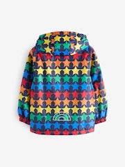 Little Bird by Jools Oliver Multi Rainbow Shower Resistant Trench Jacket - Image 8 of 9