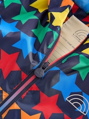 Little Bird by Jools Oliver Multi Rainbow Shower Resistant Trench Jacket - Image 9 of 9