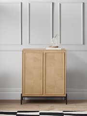 Jasper Conran London White Washed Oak Aden Small Sideboard - Image 2 of 8