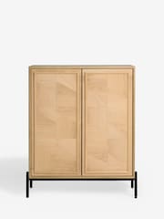 Jasper Conran London White Washed Oak Aden Small Sideboard - Image 4 of 8