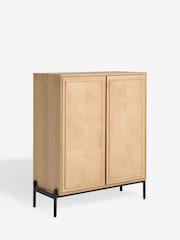 Jasper Conran London White Washed Oak Aden Small Sideboard - Image 7 of 8