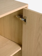 Jasper Conran London White Washed Oak Aden Small Sideboard - Image 8 of 8