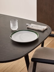 Jasper Conran London Dark Oak Aden 6 to 8 Seater Extending Dining Table - Image 3 of 9
