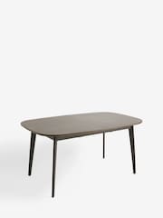 Jasper Conran London Dark Oak Aden 6 to 8 Seater Extending Dining Table - Image 6 of 9