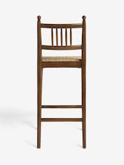 Nina Campbell Dark Wood Effect Alder Bar Stool - Image 7 of 8