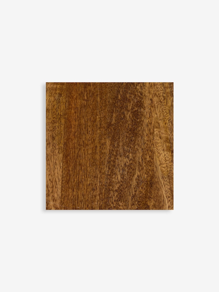 Clarke & Clarke Ribbed Black Mango Wood Calisto Small Sideboard - Image 10 of 10