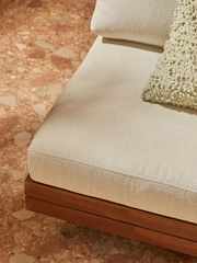 MADE.COM Off White Boucle Avarna Garden 2 Seater Sofa - Image 2 of 5