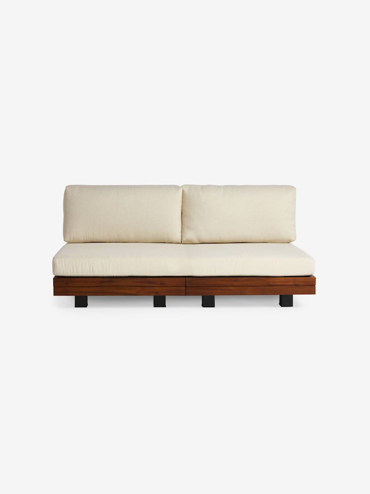 MADE.COM Off White Boucle Avarna Garden 2 Seater Sofa - Image 5 of 5