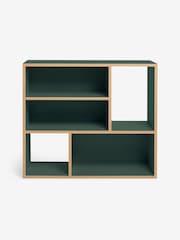 MADE.COM Green Zayla Low Tall Shelving Unit - Image 5 of 5