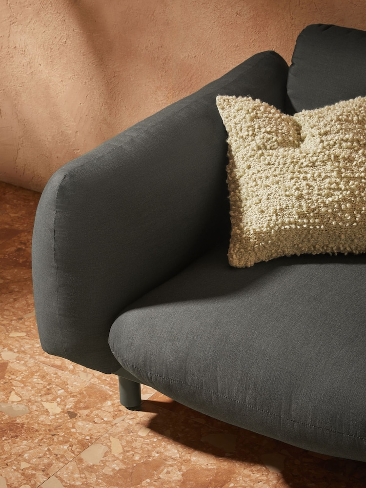 MADE.COM Grey Samaya 2 Seater Outdoor Garden Lounge Sofa - Image 2 of 5