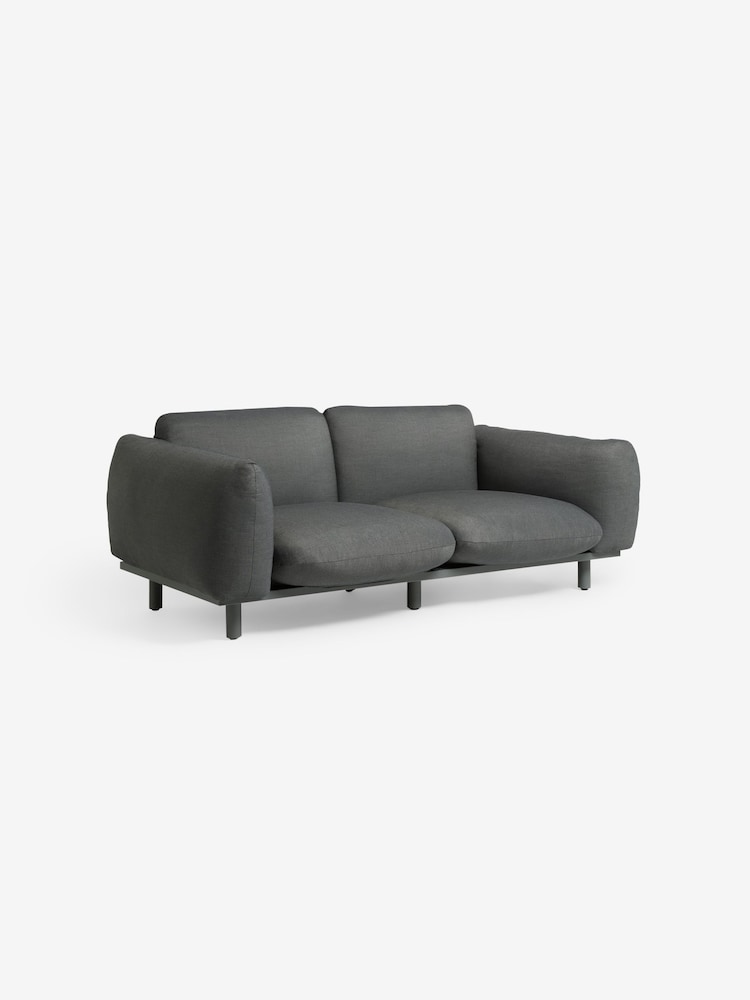 MADE.COM Grey Samaya 2 Seater Outdoor Garden Lounge Sofa - Image 5 of 5