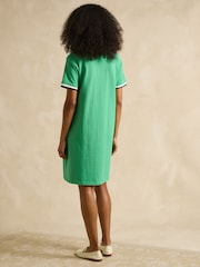 Joules Evie Green Jersey Dress - Image 2 of 7