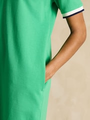 Joules Evie Green Jersey Dress - Image 4 of 7
