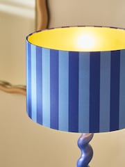 Blue Twist Table Lamp - Image 3 of 5