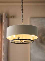 Black Hudson 3 Light Chandelier Ceiling Light - Image 1 of 5
