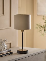 Black Hudson Rechargeable Wireless Table Lamp - Image 2 of 7