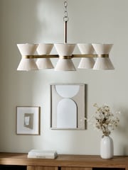 Bronze Ivory Helmdon 10 Light 10 Light Pendant - Image 2 of 5