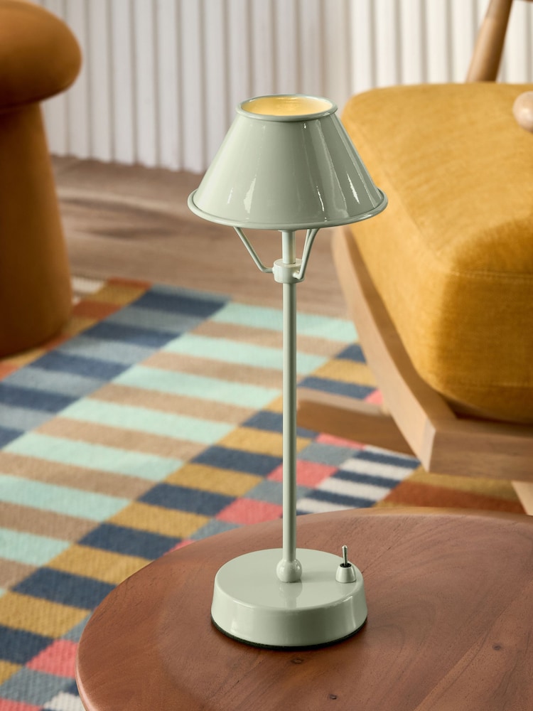 Sage Green Hector Rechargeable Small Wireless Table Lamp - Image 1 of 7