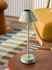 Sage Green Hector Rechargeable Small Wireless Table Lamp - Image 2 of 7