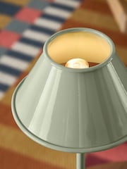 Sage Green Hector Rechargeable Small Wireless Table Lamp - Image 3 of 7