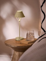 Ivory Hector Rechargeable Small Wireless Table Lamp - Image 1 of 6