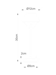 Ivory Hector Rechargeable Small Wireless Table Lamp - Image 6 of 6