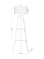 Light Grey Camford Floor Lamp - Image 4 of 5