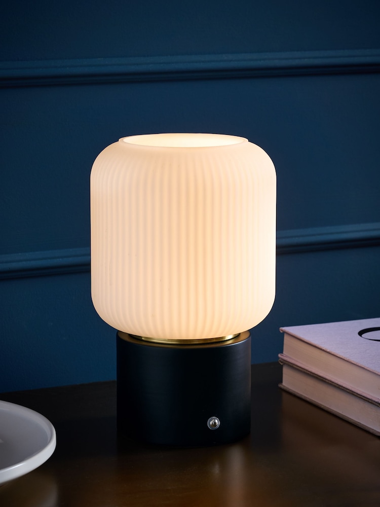 Black Ryker Rechargeable Wireless Table Lamp - Image 1 of 9