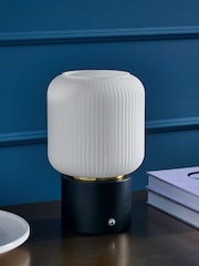 Black Ryker Rechargeable Wireless Table Lamp - Image 2 of 9