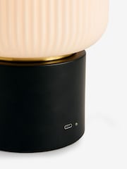 Black Ryker Rechargeable Wireless Table Lamp - Image 7 of 9