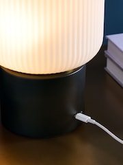 Black Ryker Rechargeable Wireless Table Lamp - Image 9 of 9