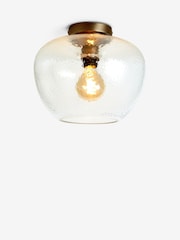 Brass Chester 1 Light Flush Fitting Ceiling Light - Image 5 of 5