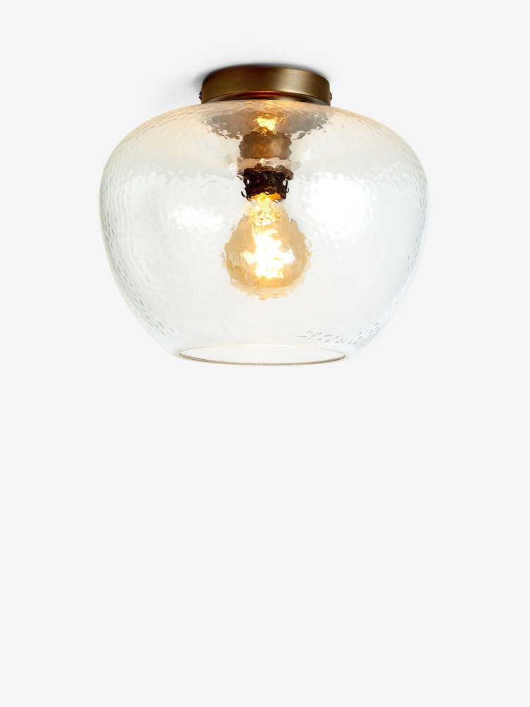 Brass Chester 1 Light Flush Fitting Ceiling Light - Image 5 of 5