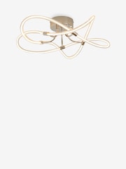 Chrome Mika Flush Ceiling Light - Image 6 of 6