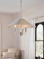 White Sherbourne 3 Light Chandelier Ceiling Light - Image 1 of 5
