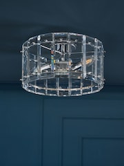 Chrome Tatton 2 Light Flush Ceiling Light - Image 2 of 6