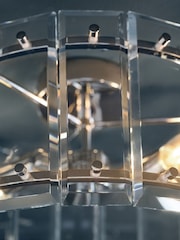 Chrome Tatton 2 Light Flush Ceiling Light - Image 3 of 6