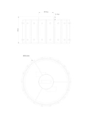 Chrome Tatton 2 Light Flush Ceiling Light - Image 4 of 6