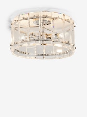 Chrome Tatton 2 Light Flush Ceiling Light - Image 6 of 6