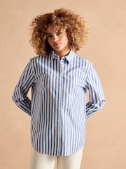 Azul y blanco a rayas - Camisa larga y holgada Amilla de Joules - Imagen 1 de 13
