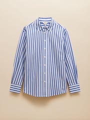 Azul y blanco a rayas - Camisa larga y holgada Amilla de Joules - Imagen 12 de 13