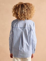 Azul y blanco a rayas - Camisa larga y holgada Amilla de Joules - Imagen 2 de 13