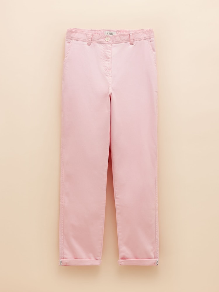 Joules Slim Fit Pink Chino Trousers - Image 6 of 6