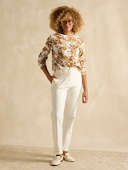 Joules Slim Fit Cream Chino Trousers - Image 3 of 6