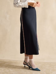 Joules Pia Navy Blue Ponte Jersey Skirt - Image 1 of 7