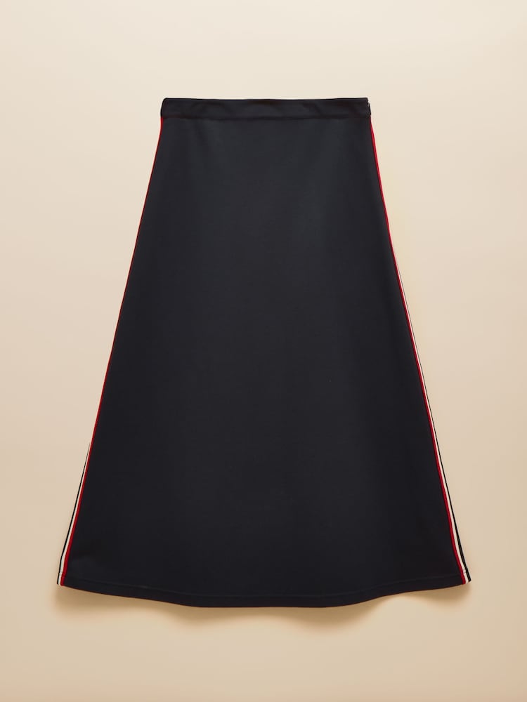 Joules Pia Navy Blue Ponte Jersey Skirt - Image 7 of 7